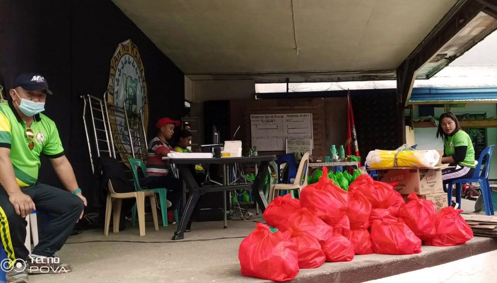 Relief Food Packs for Quake-Hit Families