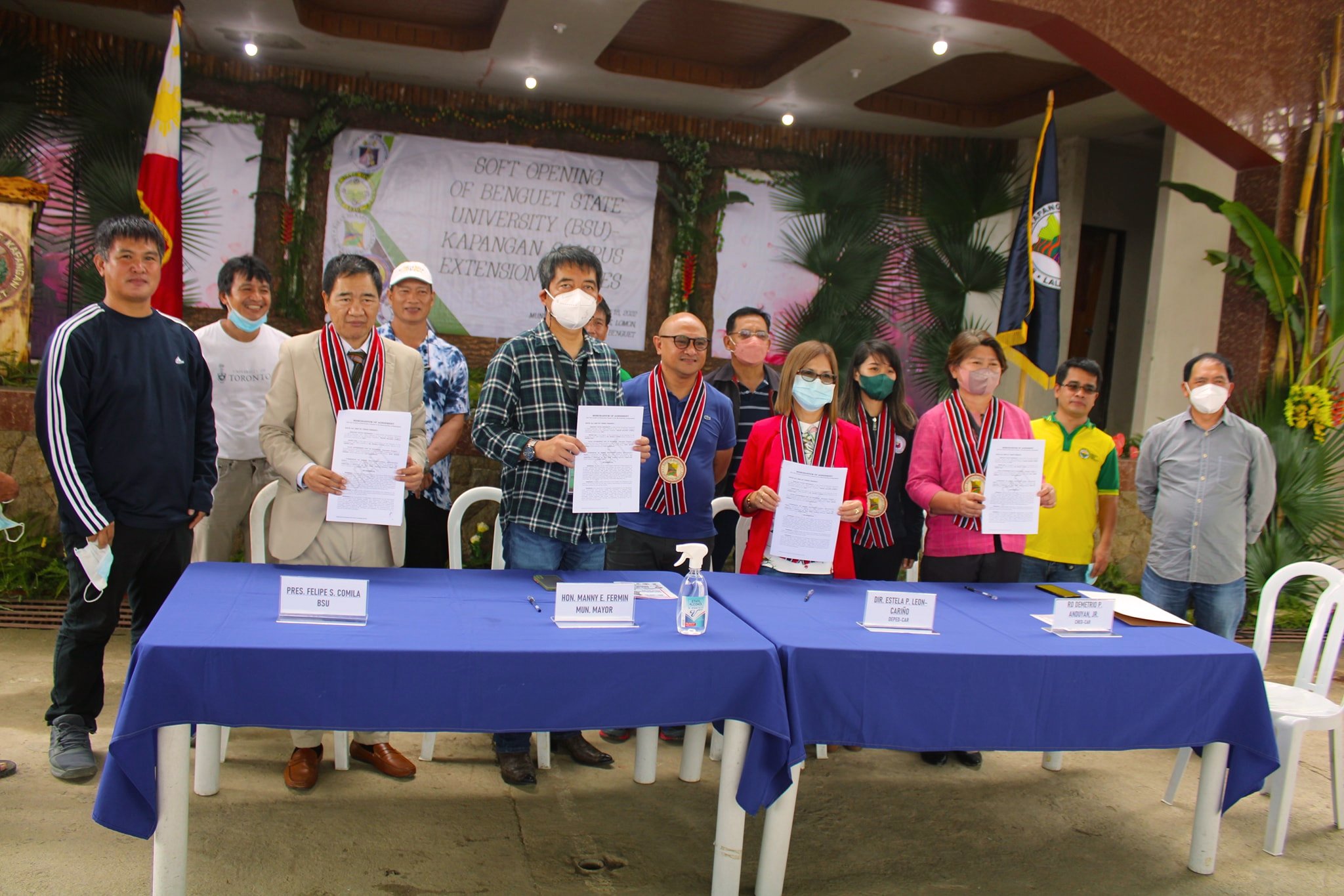 GOV'T OFFICIALS SHOW SUPPORT FOR BSU EXTENSION CLASSES IN KAPANGAN2
