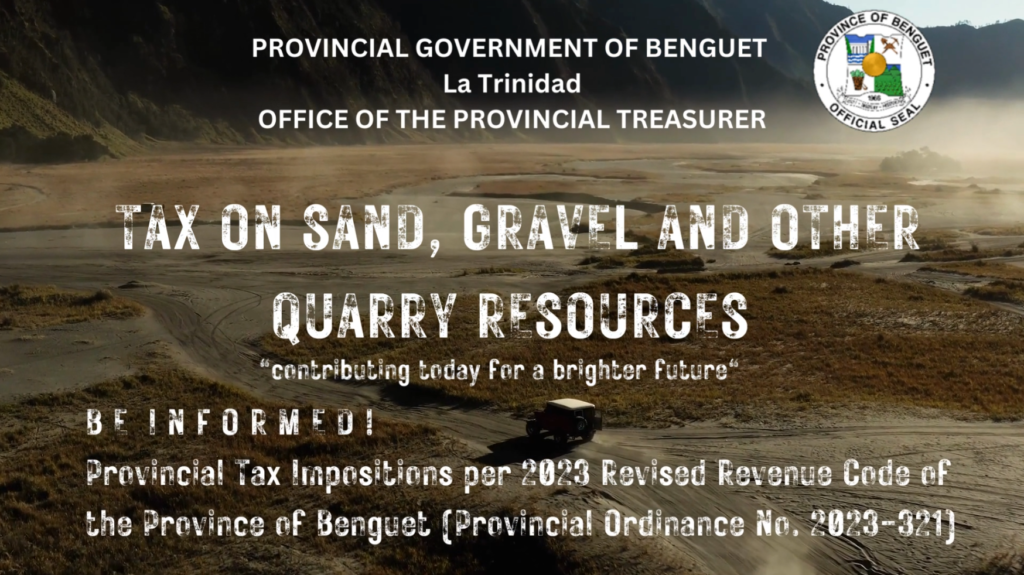 Tax on Sand, Gravel, and Other Quarry Resources