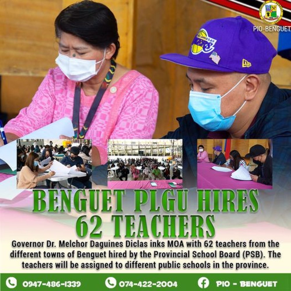 BENGUET-PLGU-HIRES-62-TEACHERS